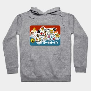 Andalusia Map Hoodie